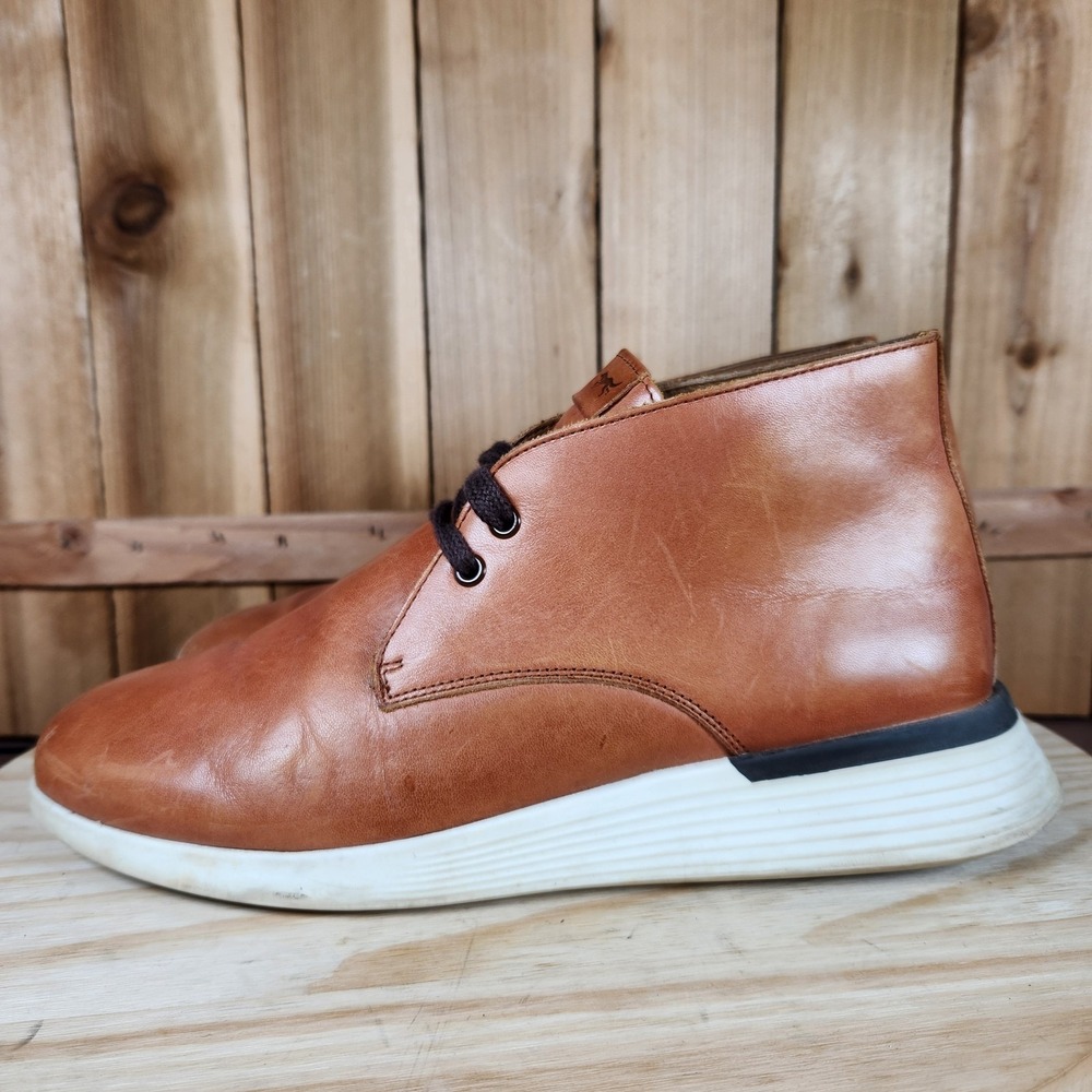 Wolf &‎ Shepherd Crossover Shoes Mens 8 Brown Leather Chukka Casual Lightweight